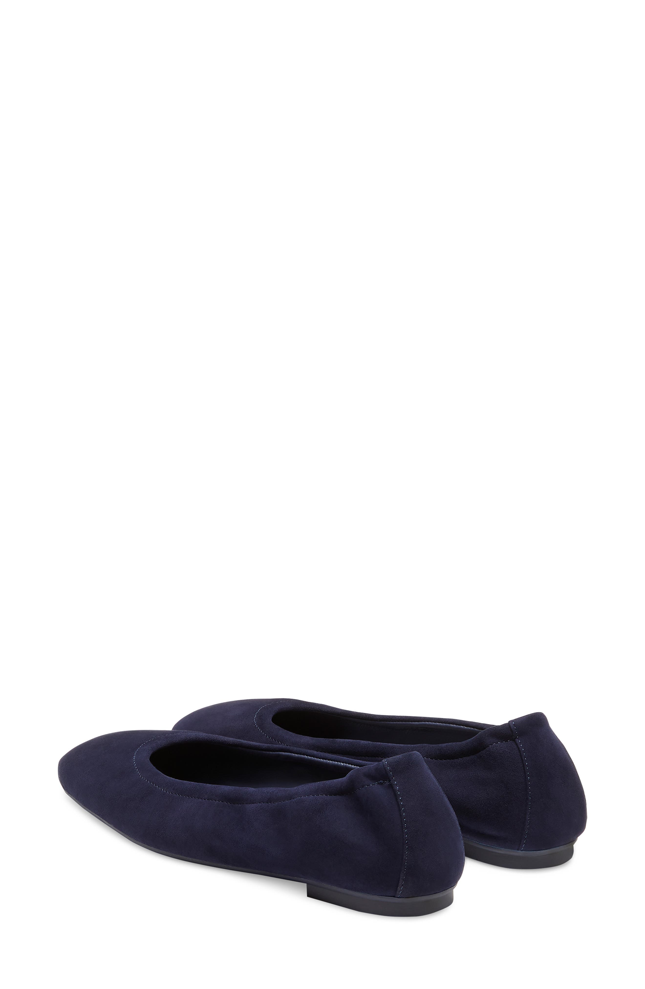 Leather Ballet Flat, Alternate, color, NICE BLUE