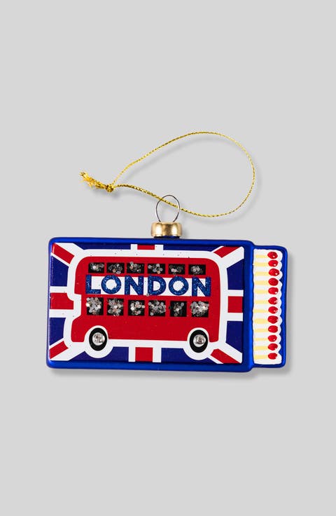 Matchbook Ornament - London