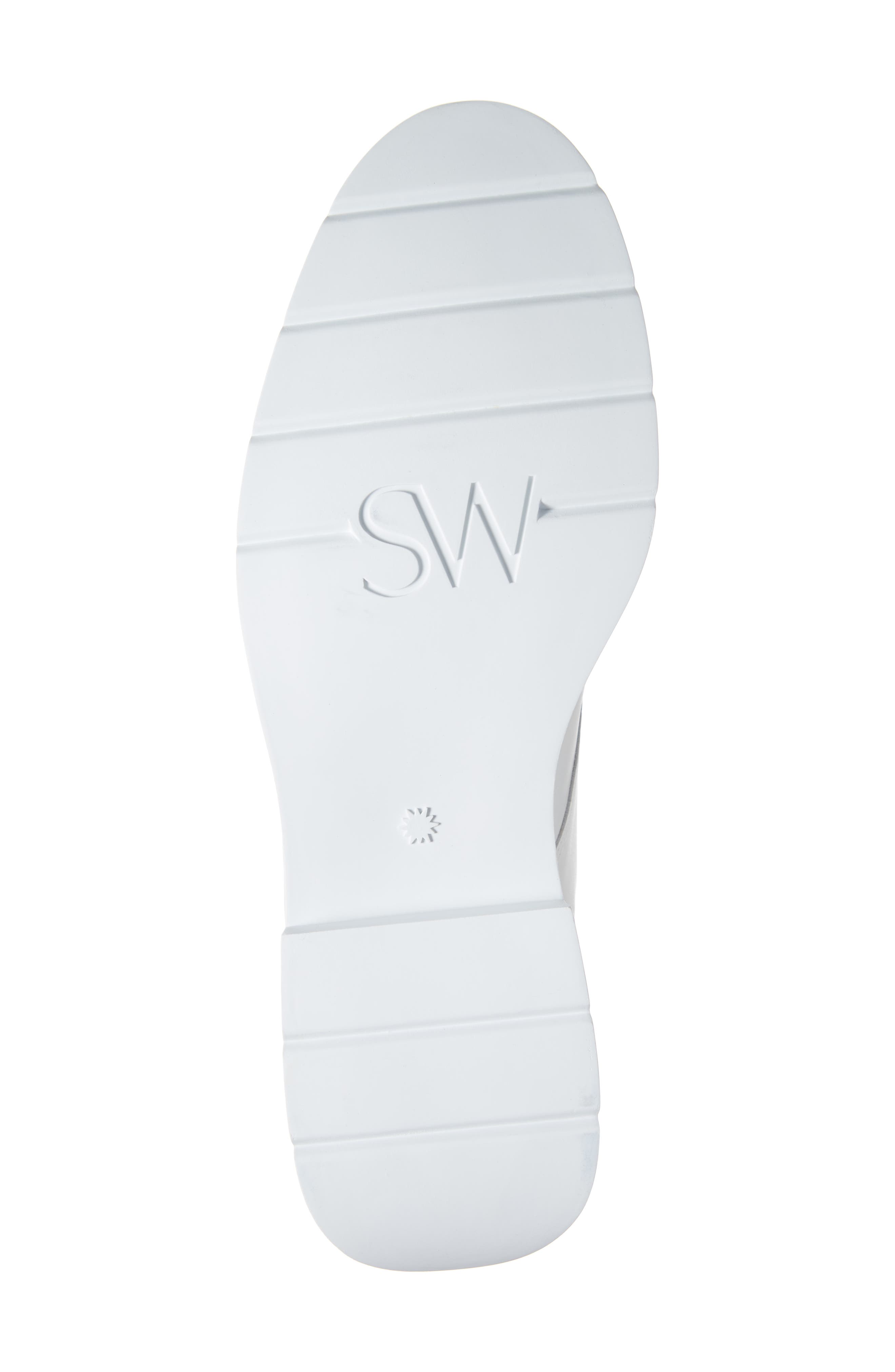 Stuart Weitzman McKenzee Combat Boot, Alternate, color, White Smooth Calf