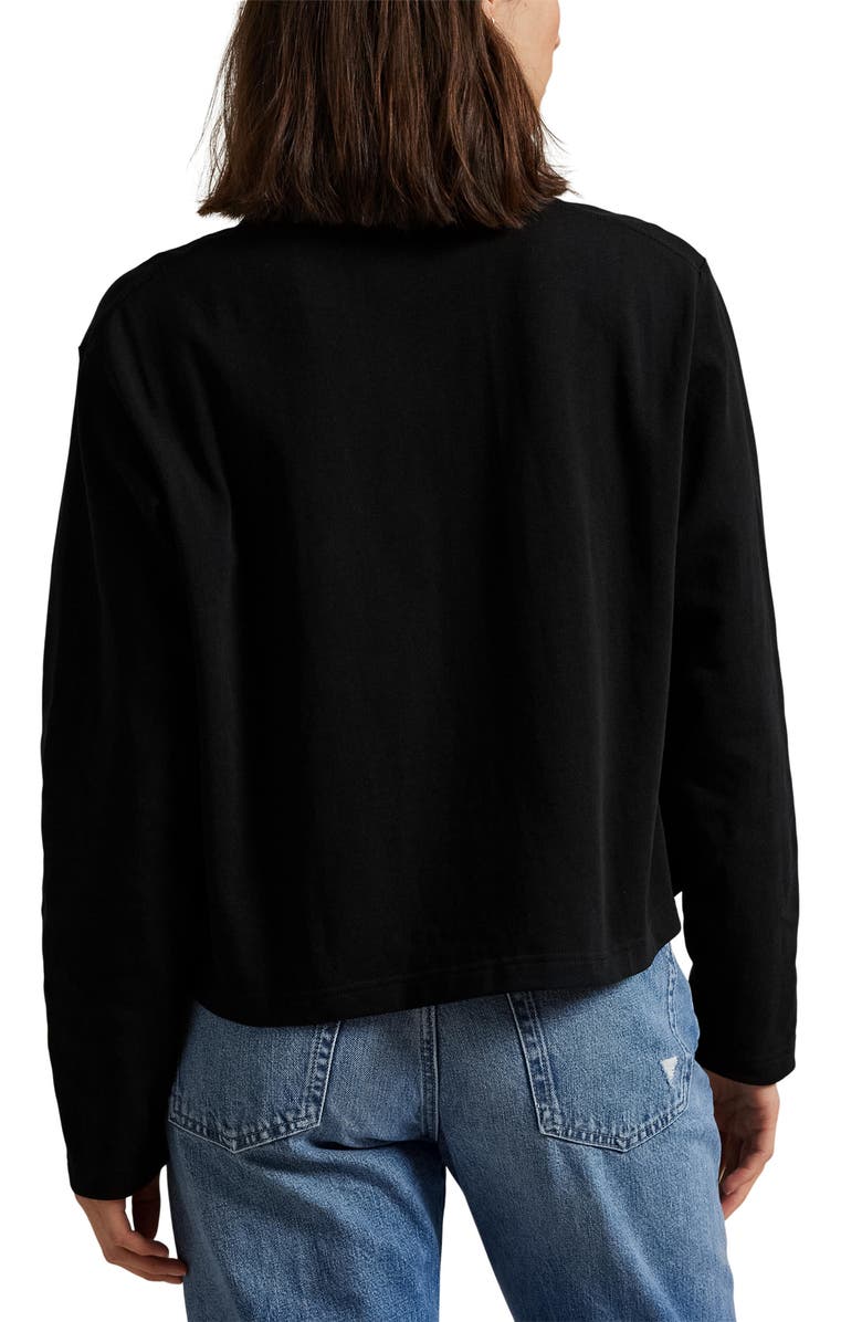 Polo Ralph Lauren Long Sleeve Cotton T-Shirt, Alternate, color, Polo Black