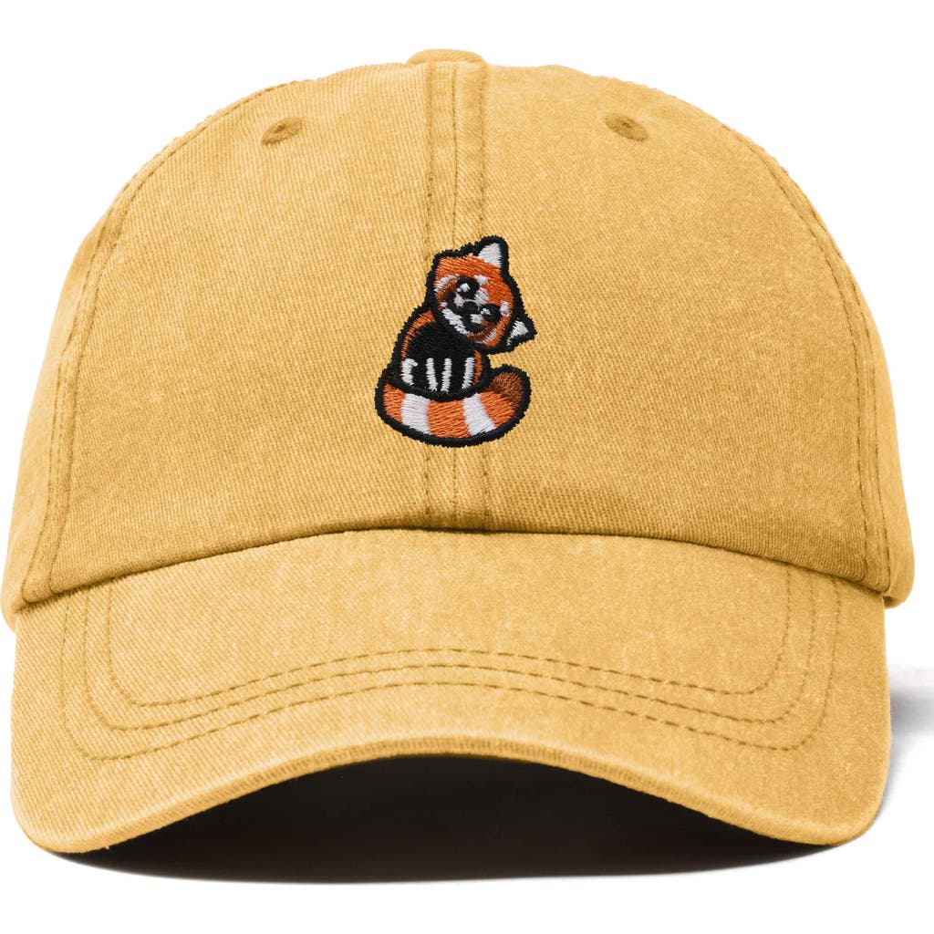 DALIX DALIX RED PANDA EMBROIDERED DAD HAT
