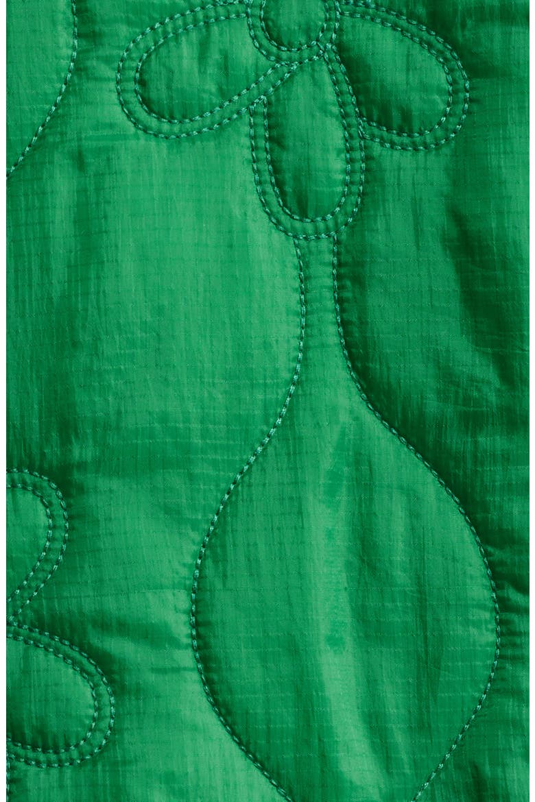 The Daisy Quilted Nylon Ripstop Jacket, Alternate, color, DILL