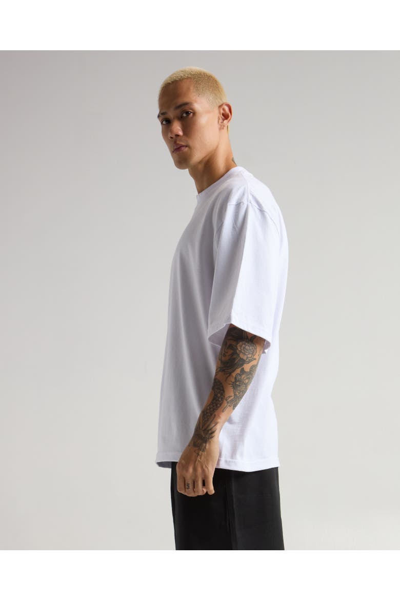 Heavyweight Oversize Tee, Alternate, color, White