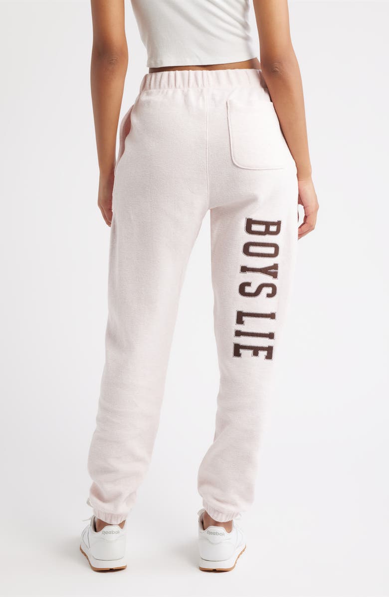 BOYS LIE Smoke and Mirrors Mac Slim Joggers, Alternate, color, Pink Heather