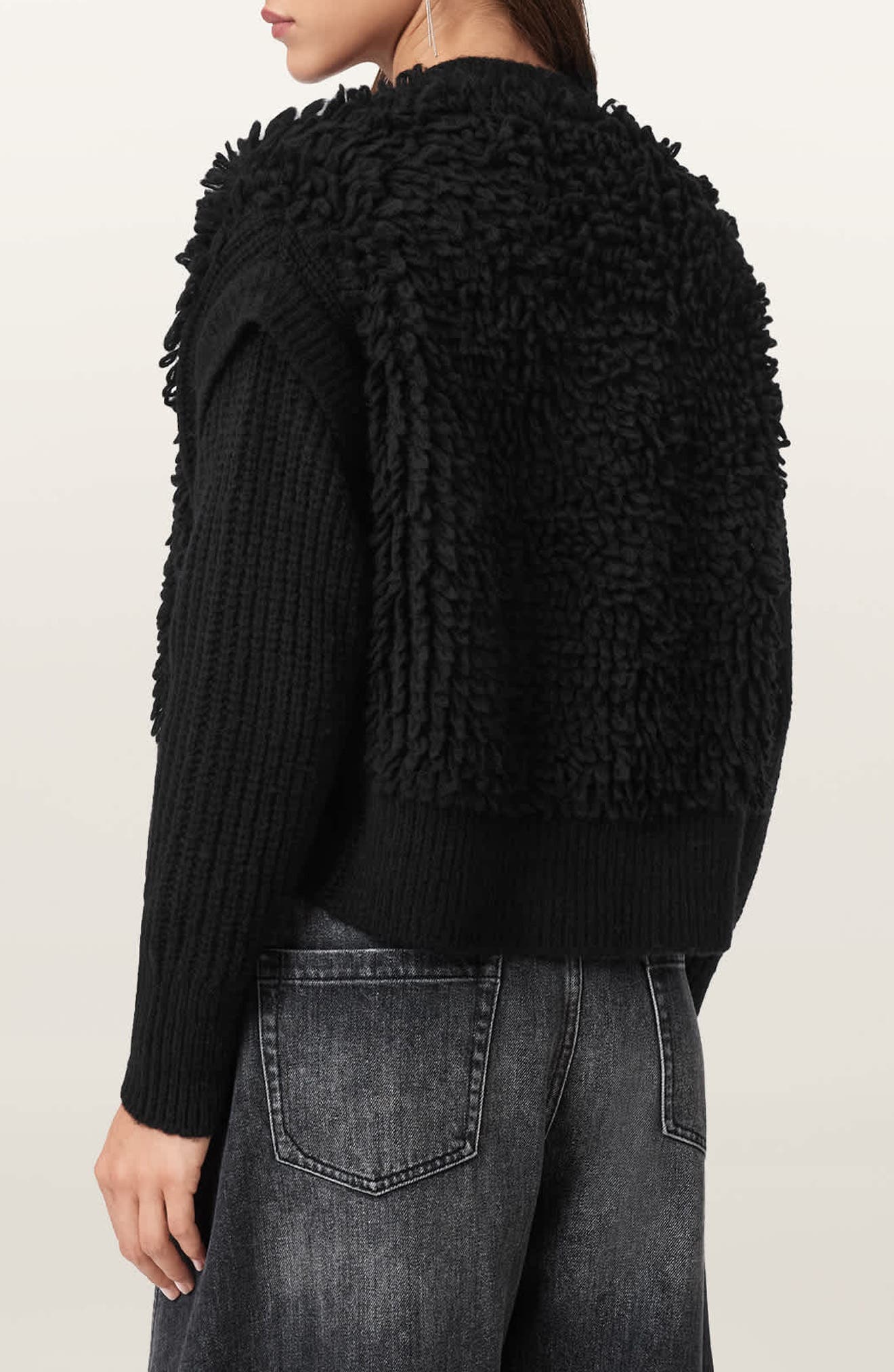 Elias Loopy Wool Blend Cardigan - image 2