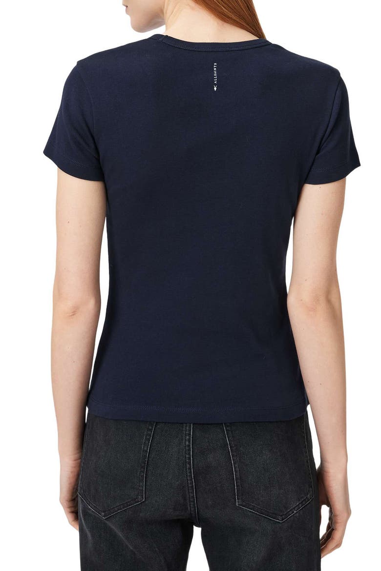 Stevie Cotton T-Shirt, Alternate, color, MIDNIGHT BLUE