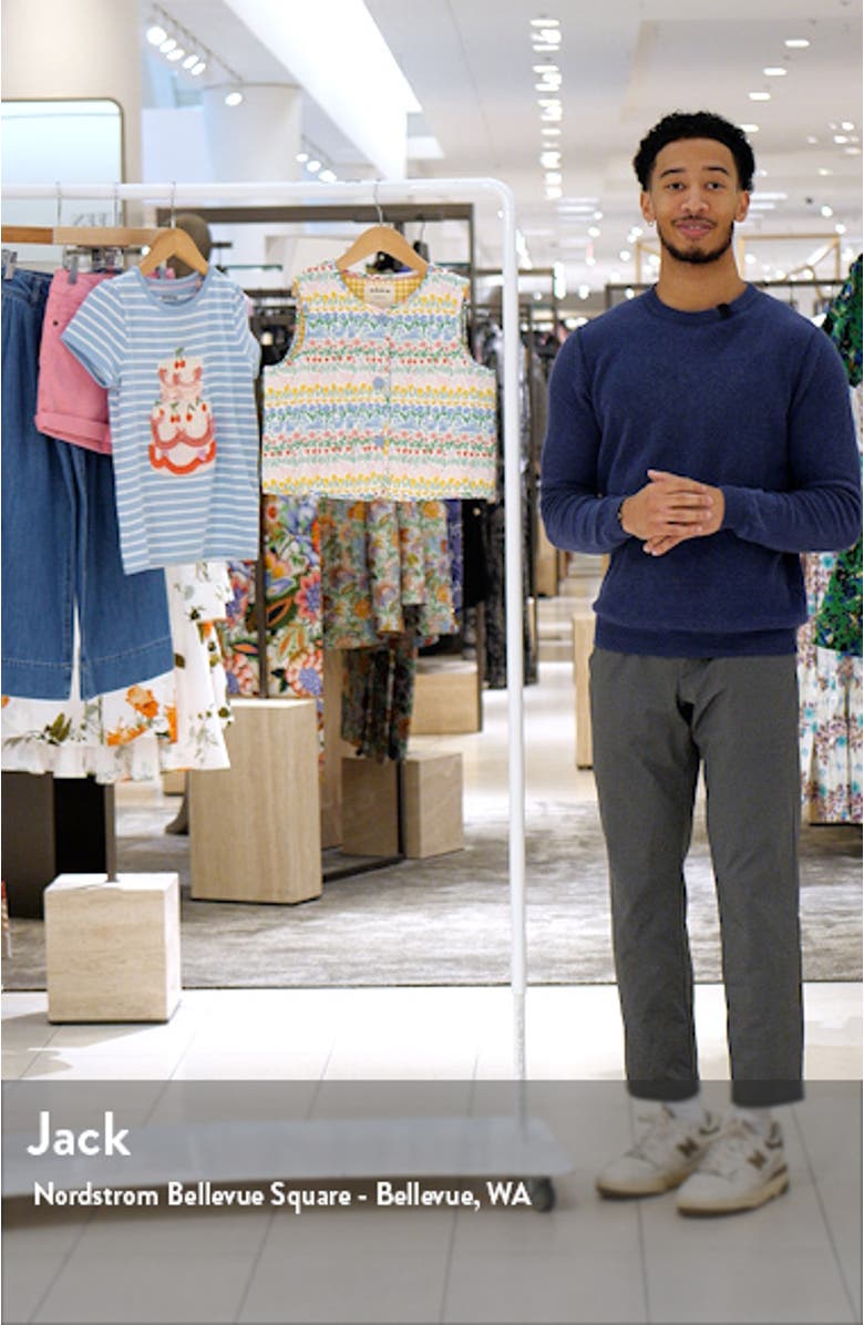 Kids' Floral Quilted Vest, sales video thumbnail