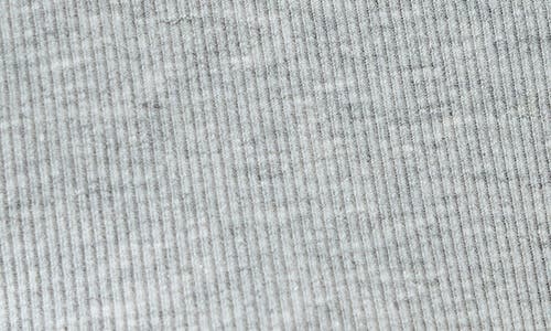Bdg Urban Outfitters Button-up Long Sleeve Rib Top In Grey Marl