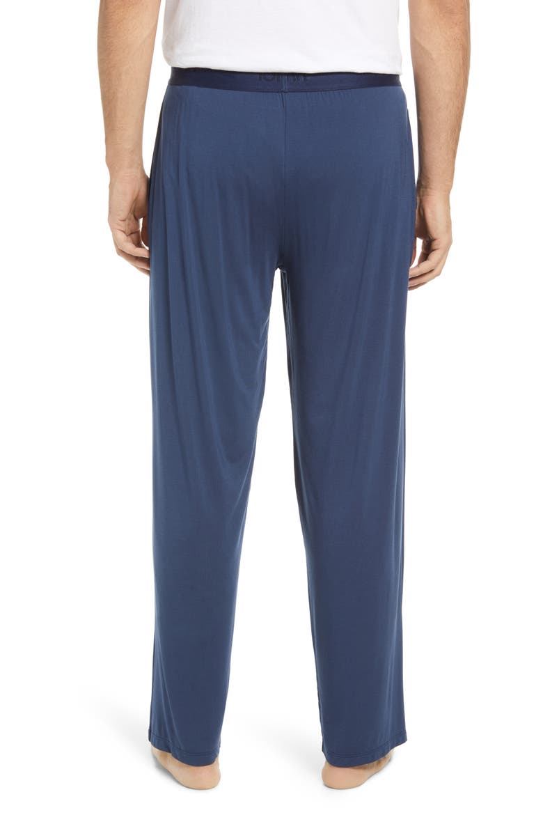 Second Skin Pajama Pants, Alternate, color, DRESS BLUE