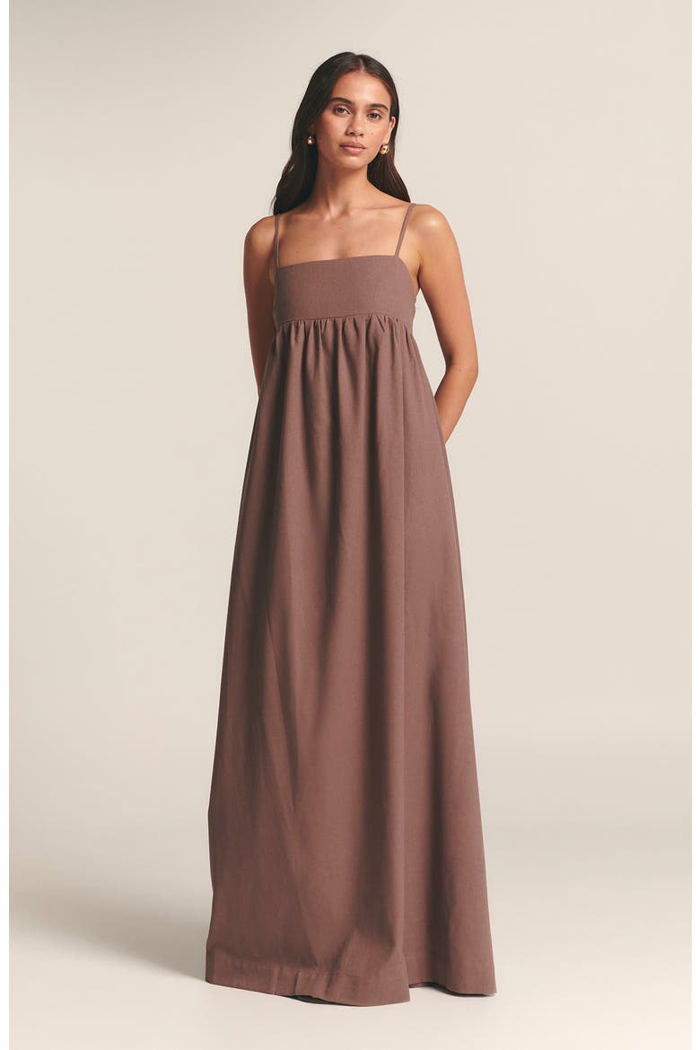 Aster Maxi Dress, Main, color, Cacao