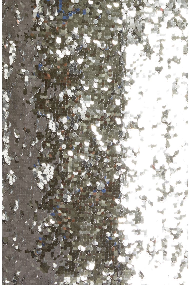 Ramos Sequin Pencil Skirt, Alternate, color, SILVER