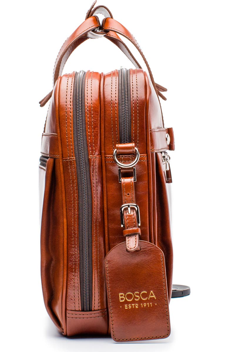 Bosca Stringer Leather Briefcase, Alternate, color,