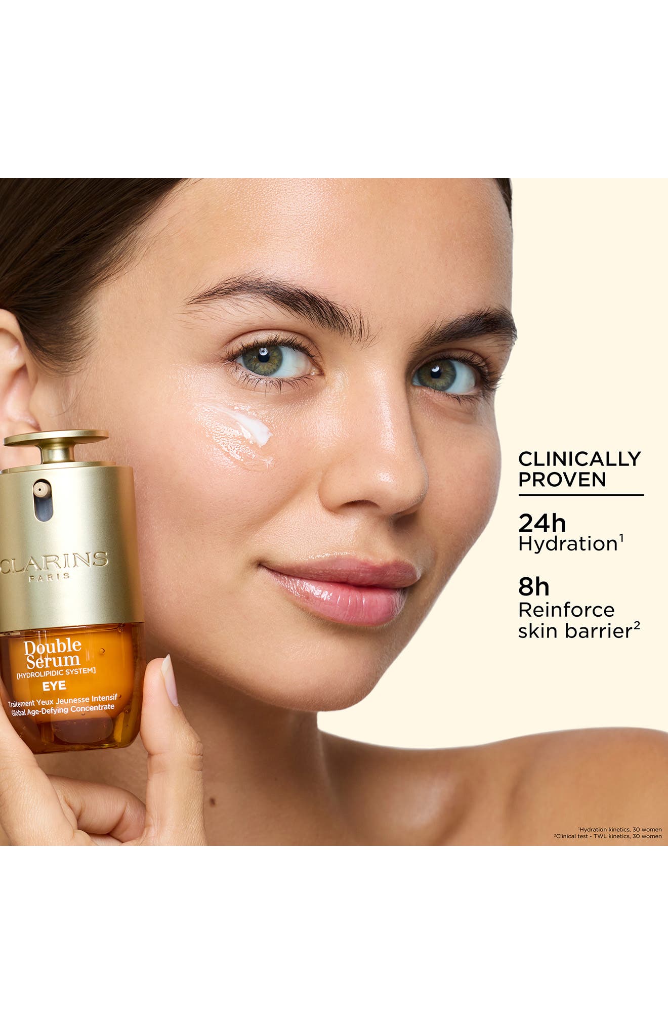 Clarins Double Serum® Eye Brightening & Depuffing Anti-Aging