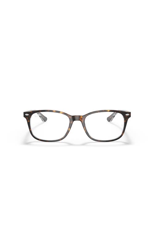 Ray Ban Ray-ban 56mm Square Optical Glasses In Multi