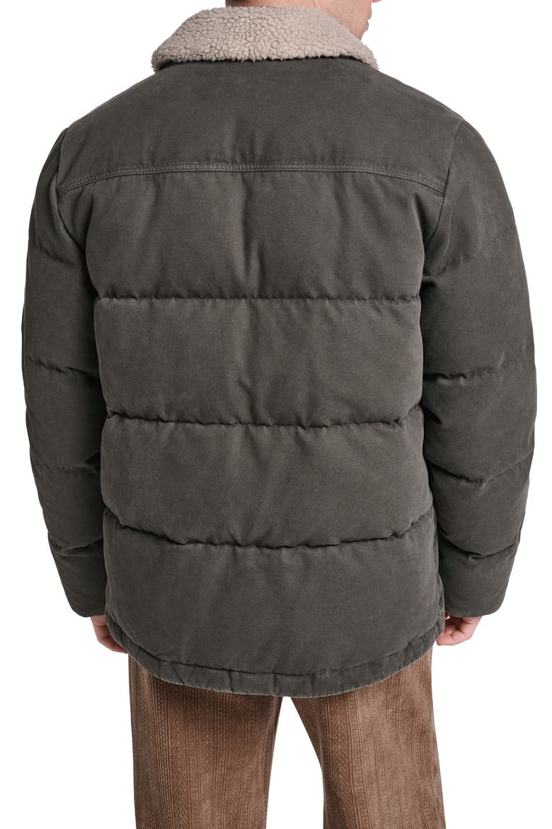 Quilted Chore Jacket, Alternate, color, OLIVE