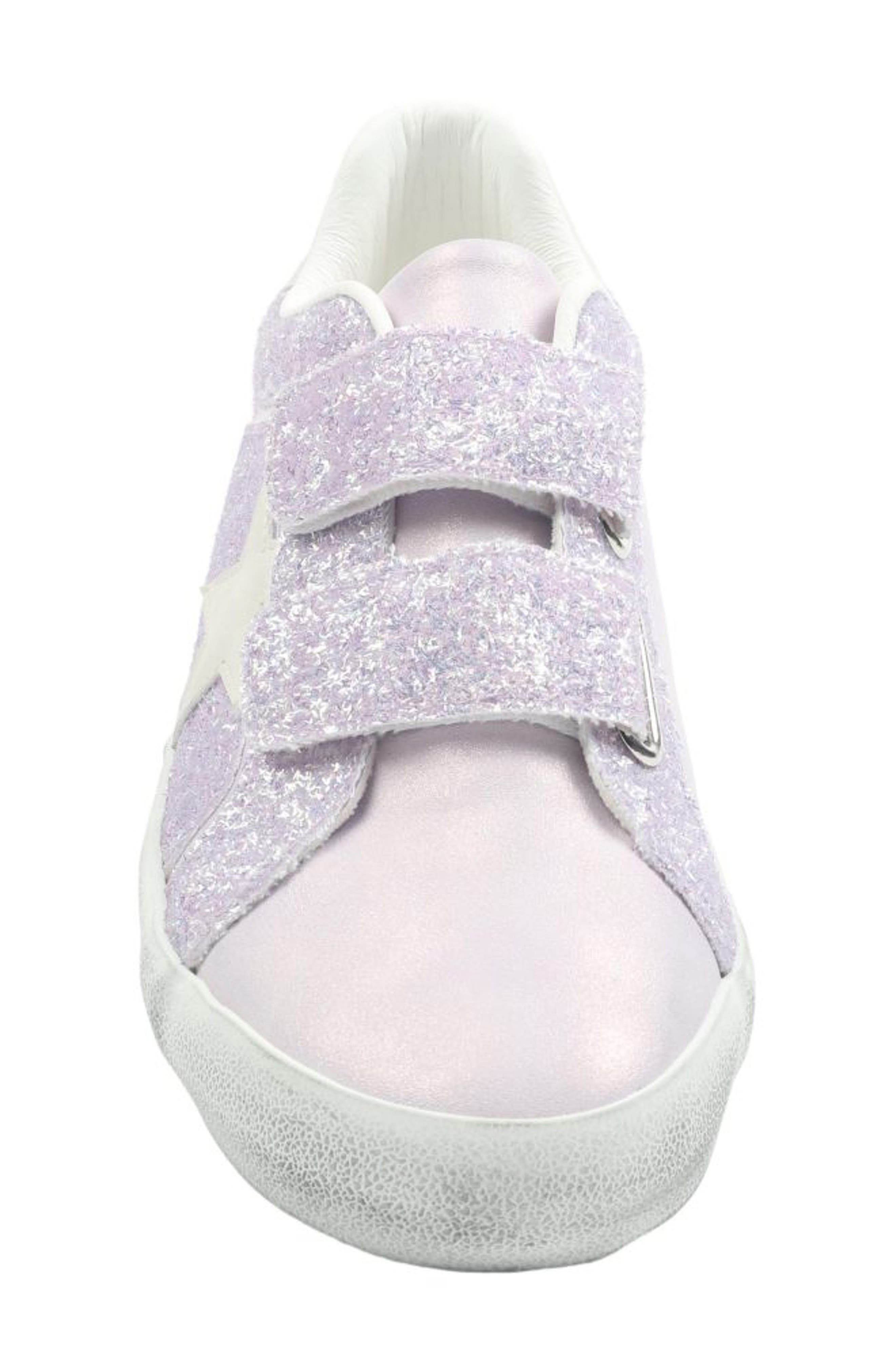 Nina Kids' Koryana Sneaker, Alternate, color, Light Purple Glitter