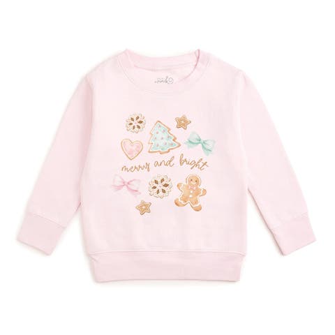 Merry and Bright Gingerbread Christmas Sweatshirt
