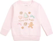 Sweet Wink Merry and Bright Gingerbread Christmas Sweatshirt