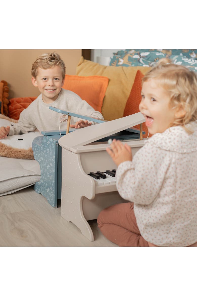 Wooden Piano Blue Musical Instrument Toy, Dragonfly & Nature, 3+, Alternate, color, Multicolored