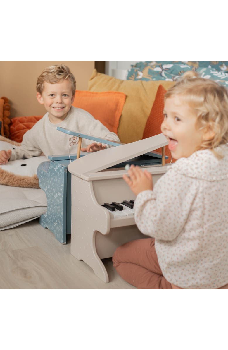 Label Label Wooden Piano Blue Musical Instrument Toy, Dragonfly & Nature, 3+, Alternate, color, Multicolored