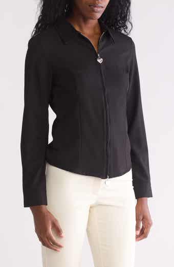 PATRIZIA LUCA Heart Zip Top