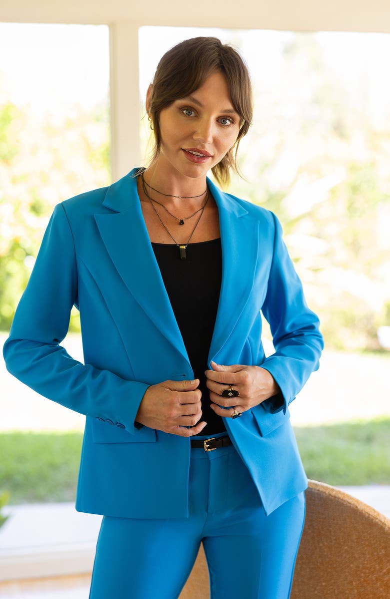 Liverpool Los Angeles One-Button Blazer, Alternate, color, 