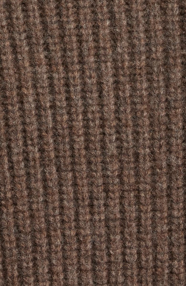 KROST Liv Wool Zip Cardigan, Alternate, color, Espresso