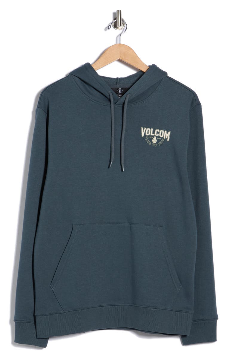 Volcom Airwalk Hoodie, Alternate, color, Dark Slate