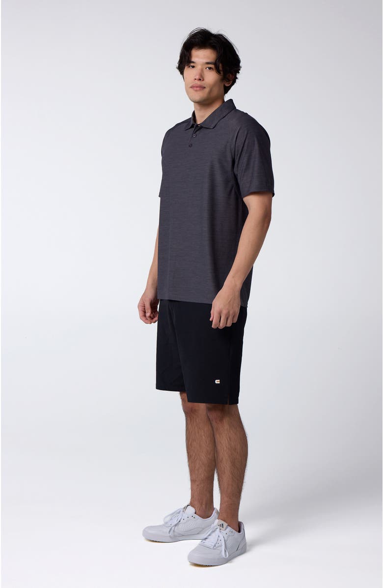 Centerline Athletics Men's Cross-Sport Tech Pique Polo, Alternate, color, Charcoal Heather
