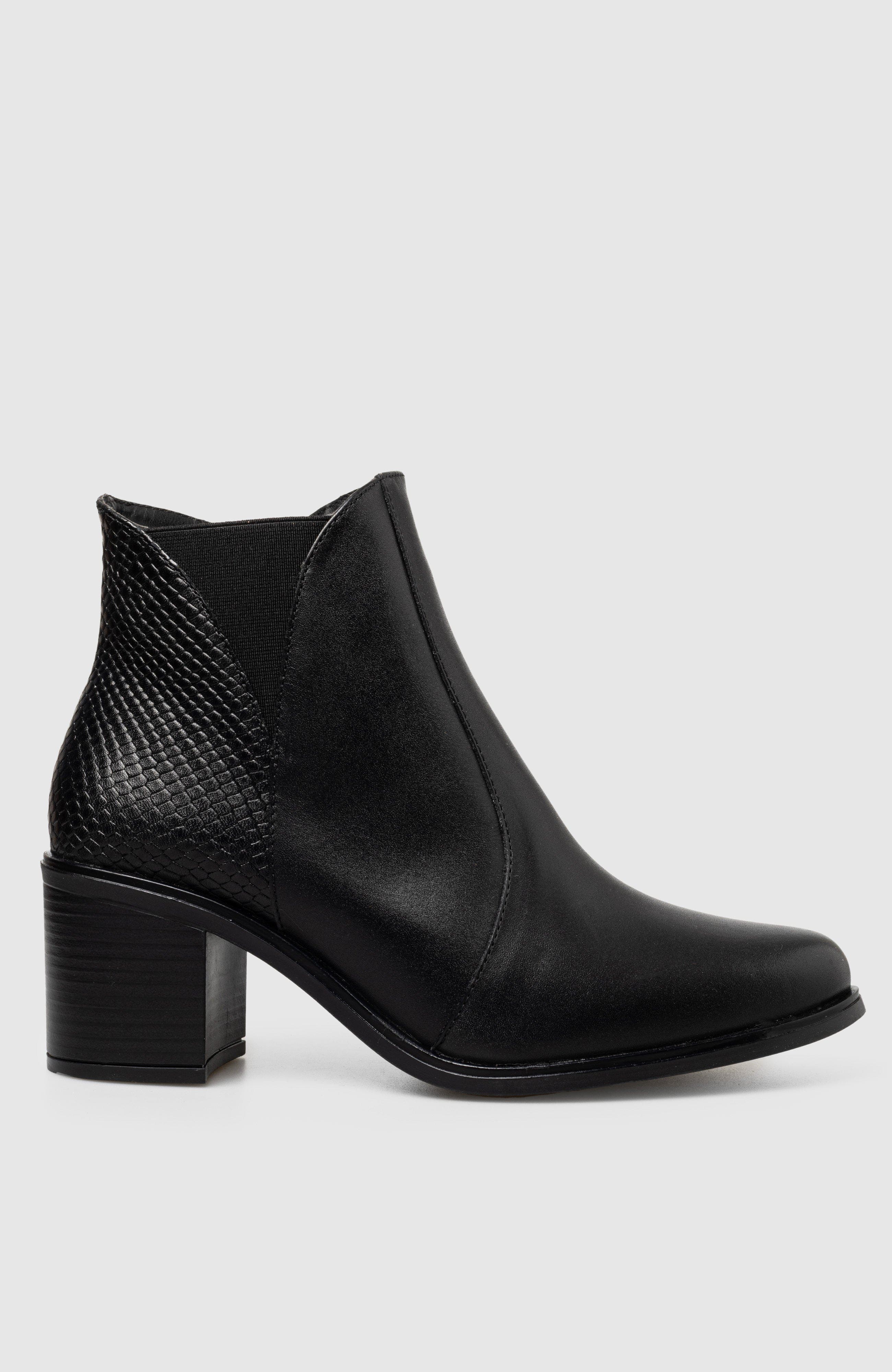 Arley Block Heel Side Up Bootie, Alternate, color, Black