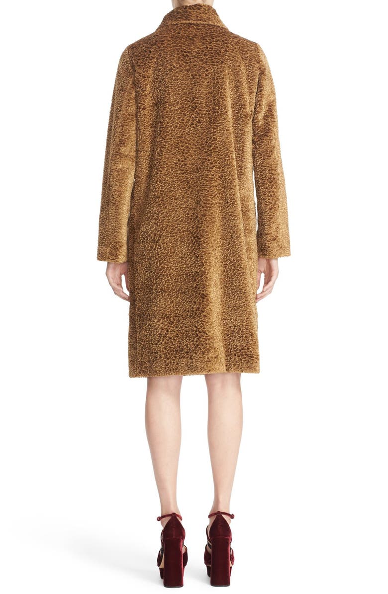 Isa Arfen Asymmetrical Tie Collar Coat, Alternate, color,