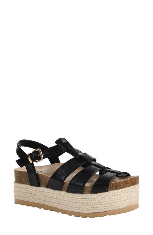 Dirty Laundry Paramoore Platform Sandal In Black