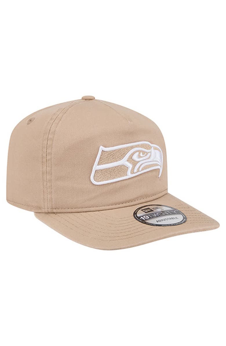 New Era Men's New Era Tan Seattle Seahawks 19TWENTY Adjustable Hat, Alternate, color, Tan