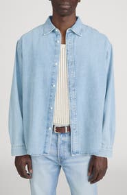 FRAME Classic Denim Button-Up Shirt