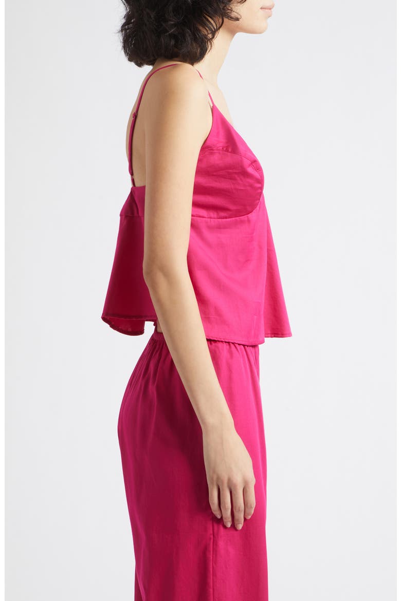 Yoko Triangle Tank Top, Alternate, color, AMARANTH