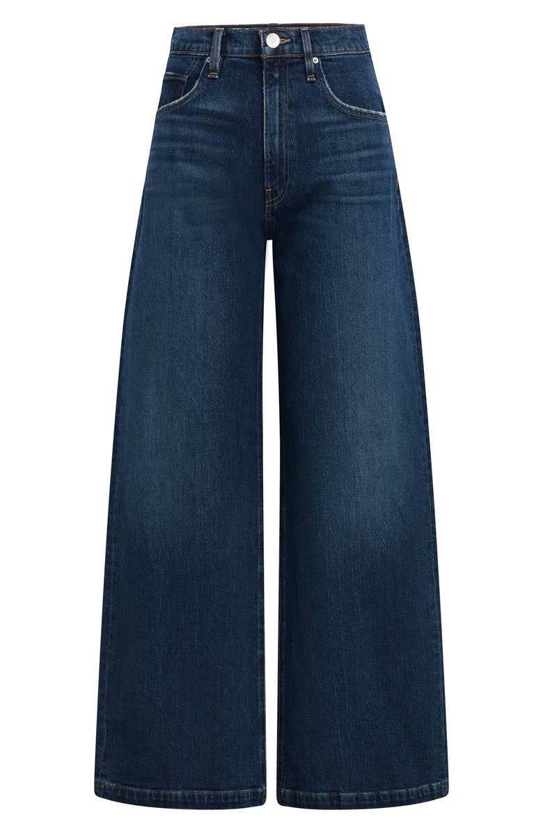 Hudson Jeans James High Waist Wide Leg Jeans, Alternate, color, Naval