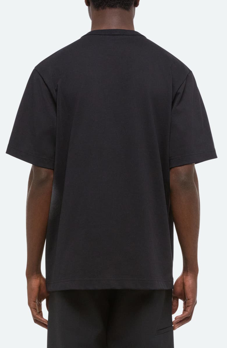 Helmut Lang Spray Paint Logo Short Sleeve T-Shirt, Alternate, color, Black