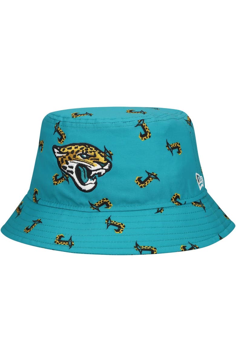 New Era Men's New Era Teal Jacksonville Jaguars City Originals Bucket Hat, Main, color, Teal