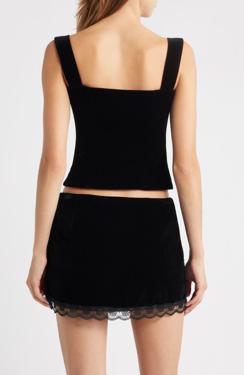 Bella Venice The Ambrose Corset Top In Black