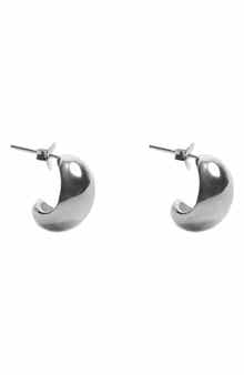 ARGENTO VIVO Dome Hoop Earrings