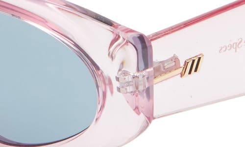 Le Specs Under Wraps 56mm Cat Eye Sunglasses In Pink