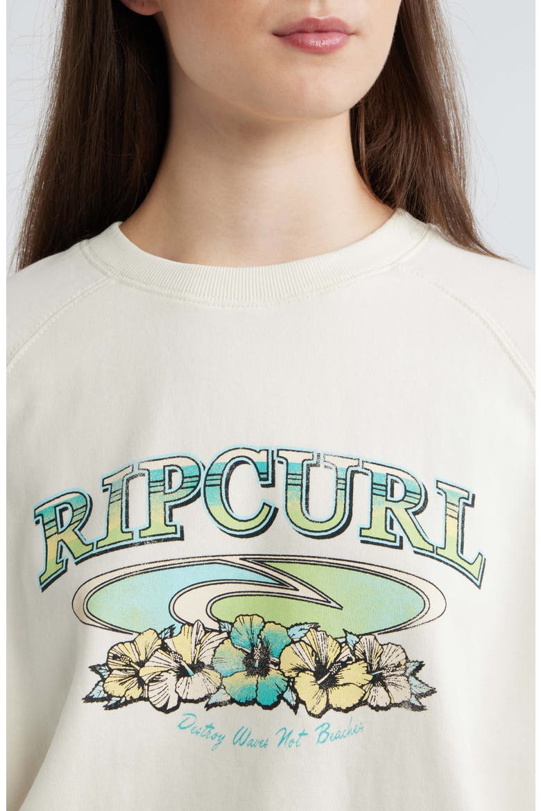 Catalina Island Graphic Sweatshirt, Alternate, color, BONE