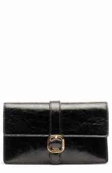 Leather Accordion Crossbody Bag