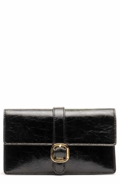 Leather Accordion Crossbody Bag