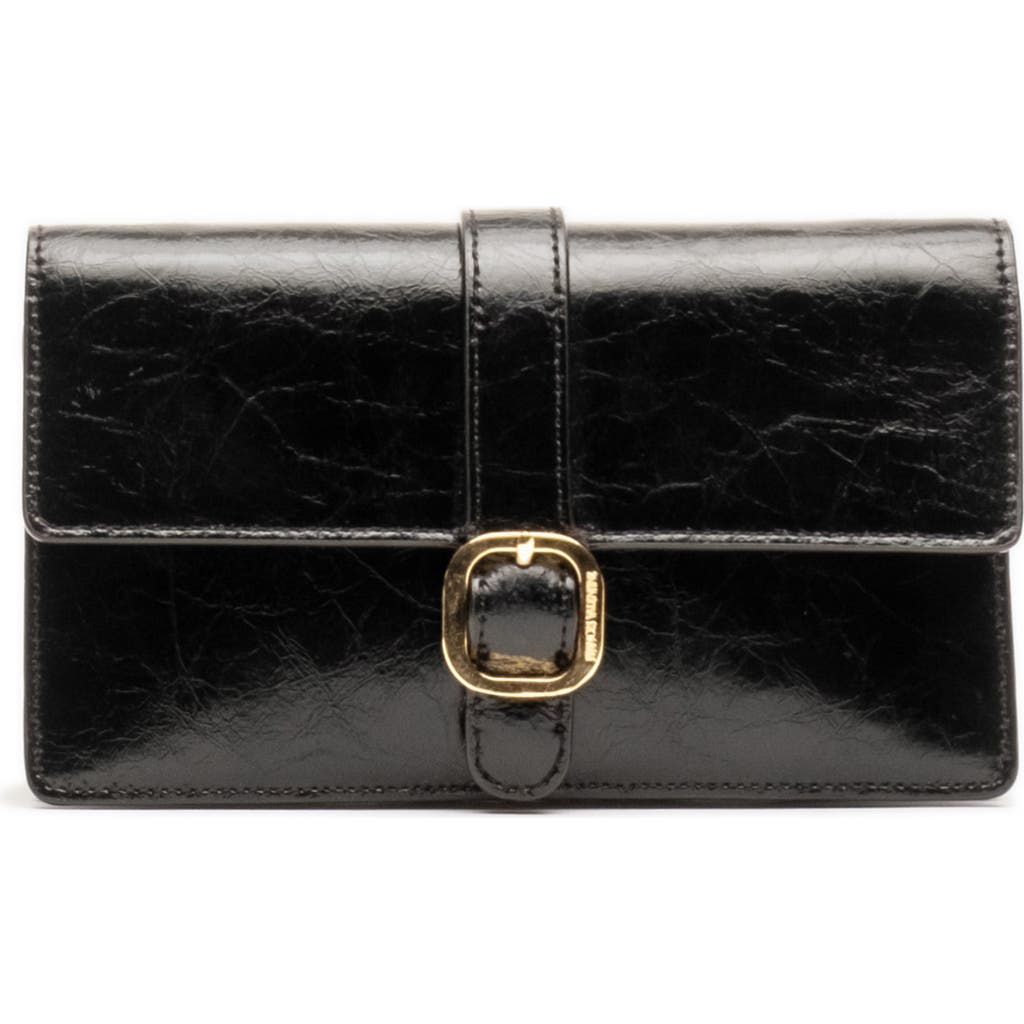 Frances Valentine Leather Accordion Crossbody Bag