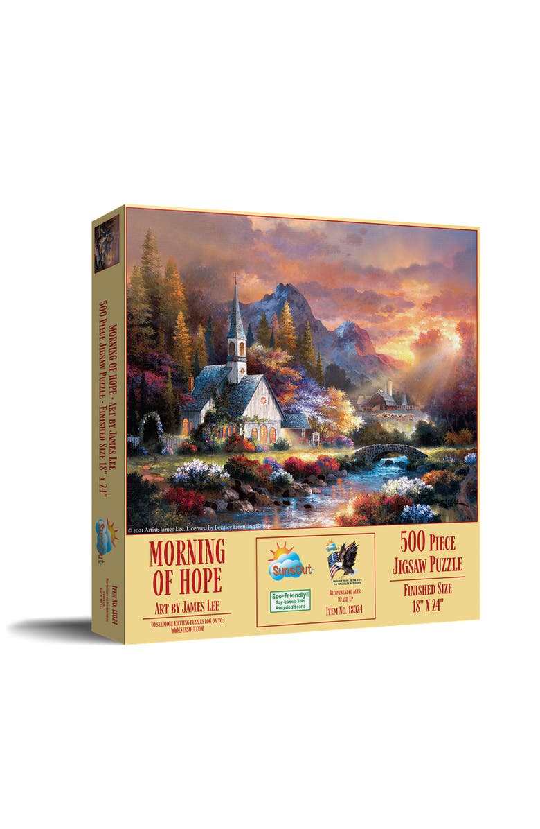 Sunsout Morning of Hope 500 piece Jigsaw Puzzle for Adults, Main, color, Multicolor