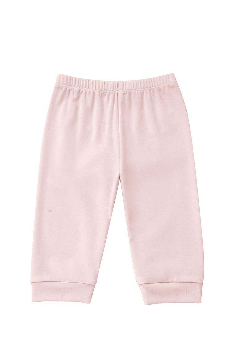Whimsical Wildflower Ribbed Waistband Cuffed Joggers, Alternate, color, Pink