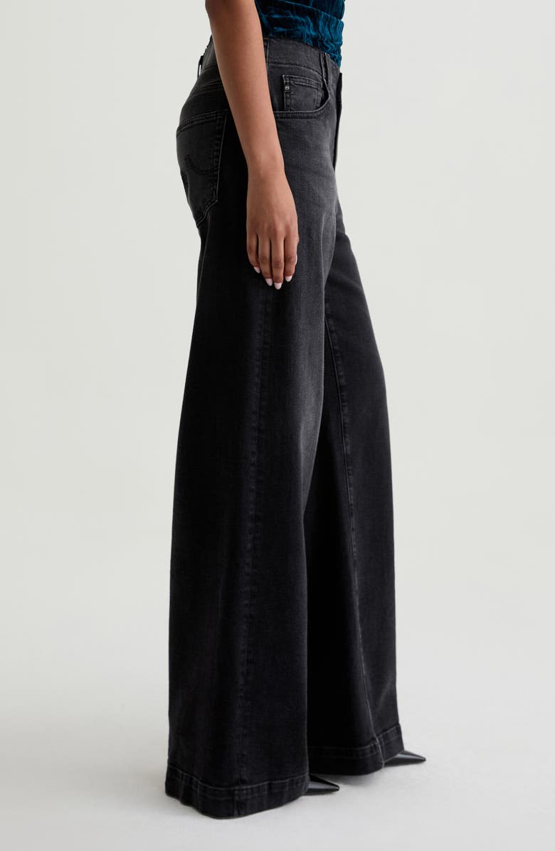 AG Deven Ultra High Waist Wide Leg Jeans, Alternate, color, Nebula