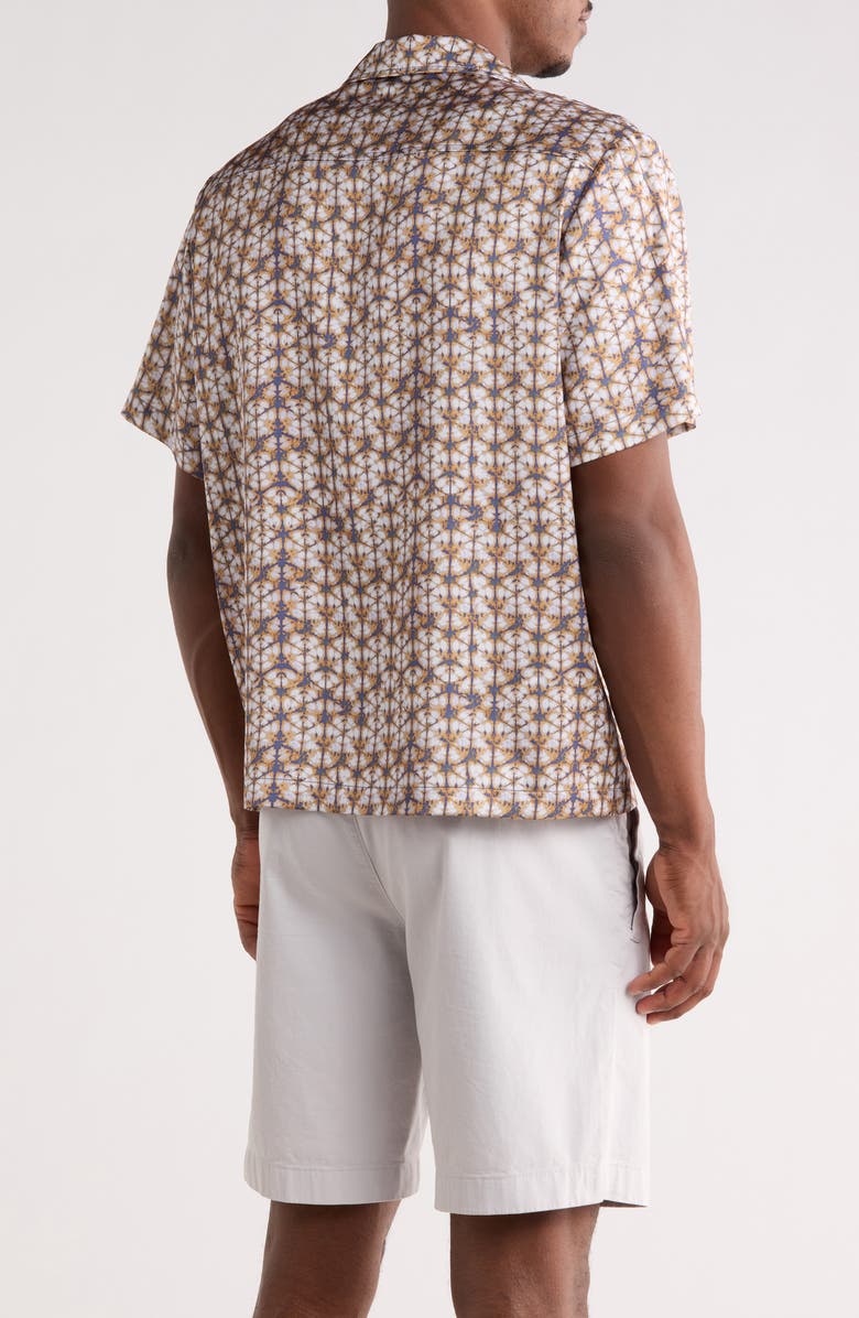 RIZORT Fiz Camp Shirt, Alternate, color, Blue