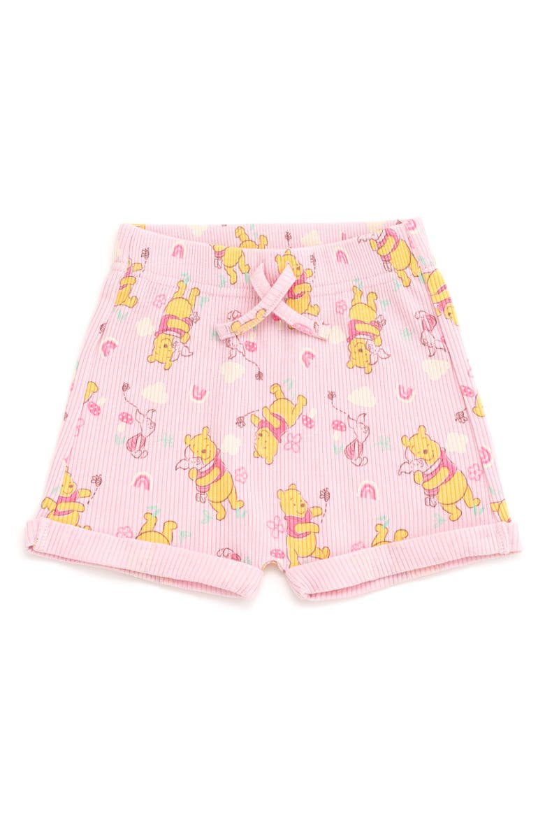 Bodysuit Shorts & Headband Set, Alternate, color, Winnie the Pooh Pink